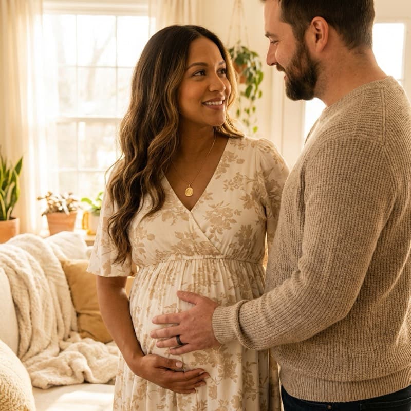 Expecting parents planning together